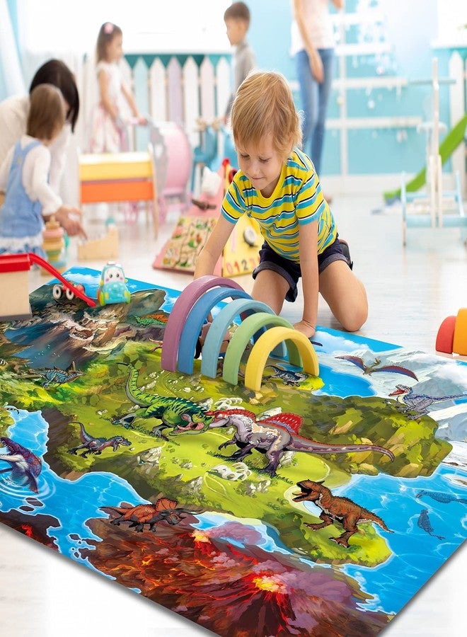 Oriate Kids Dream Mat Modern City Toy Activity Playmat, Parent-Child Interaction Game Map Rug, Ideal Children's Educational Road Traffic City Life Pretend Play 552-C - Image 2